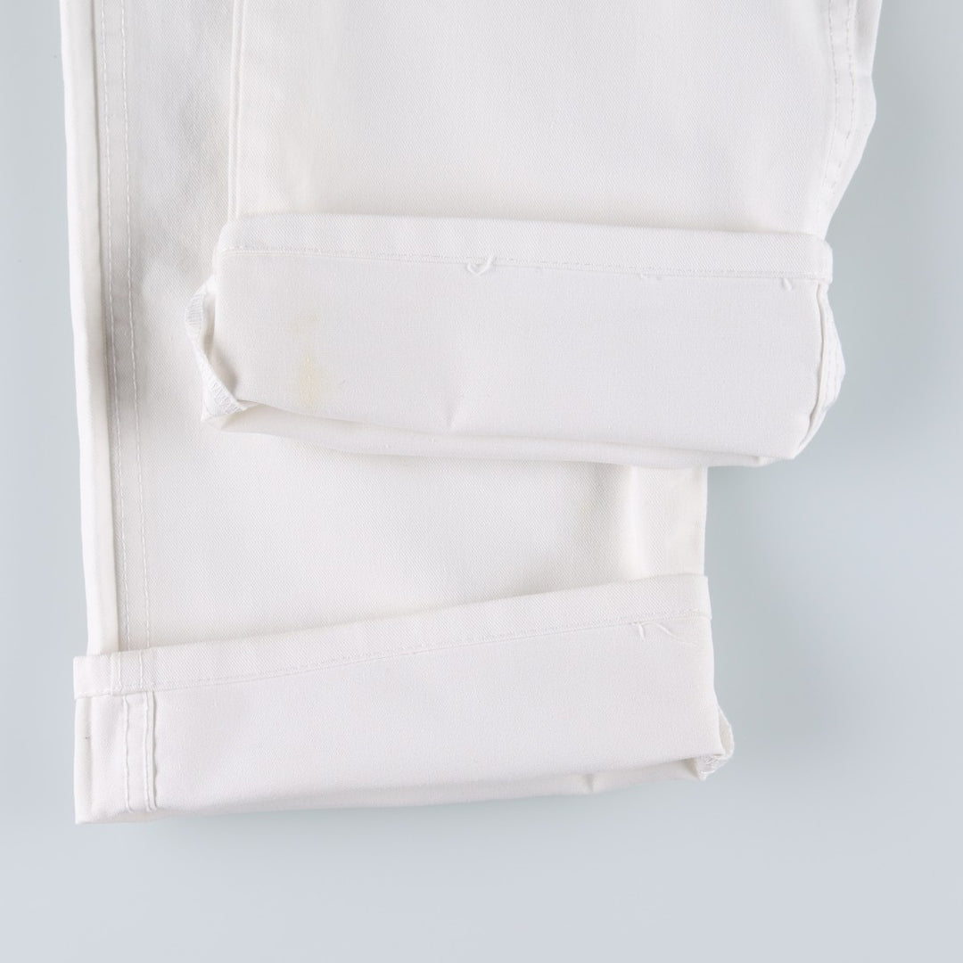 Dickies Painter Pants Men's W34 equivalent polyester white type Vintage Second Hand