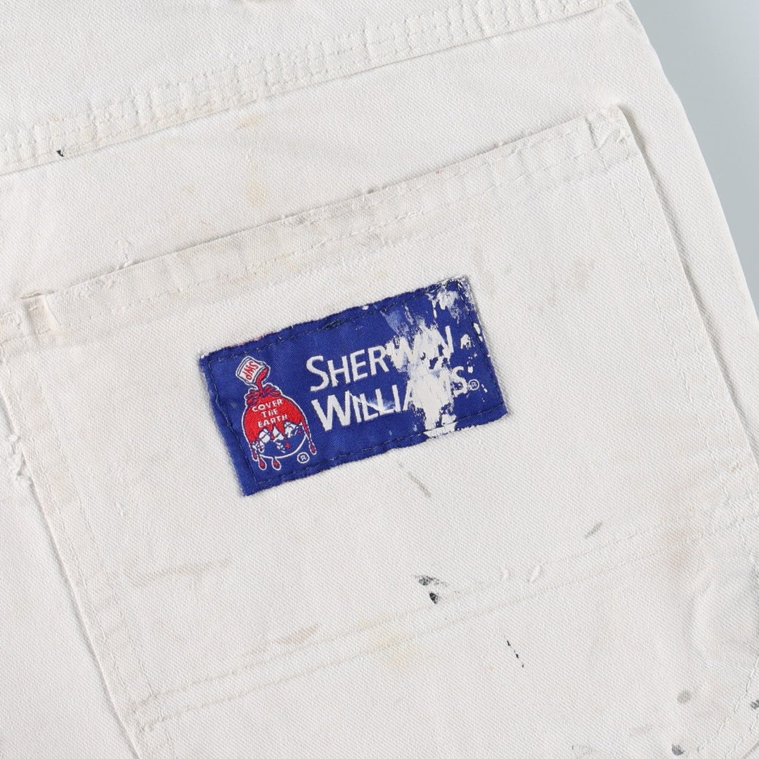 Dickies SHERWIN WILLIAMS Painter Pants for Men, W36 equivalent unclear white type Vintage Second Hand