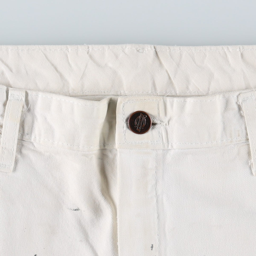 Dickies SHERWIN WILLIAMS Painter Pants for Men, W36 equivalent unclear white type Vintage Second Hand