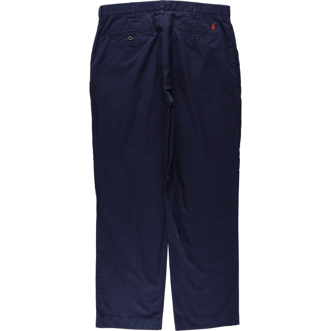 Ralph Lauren POLO by Ralph Lauren PROPECT PANT Chino Pants, Men's W37 (approx.) cotton navy blue type Vintage Second Hand