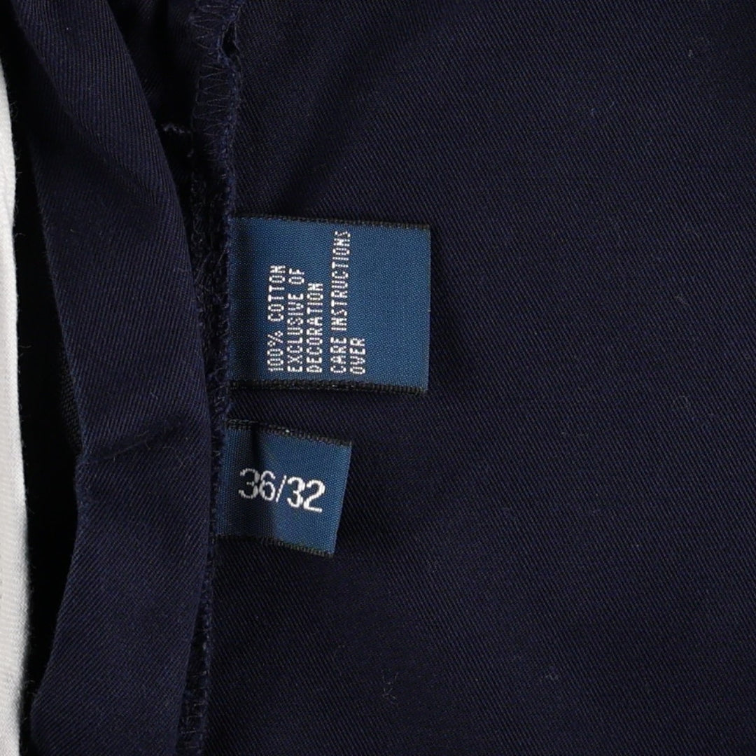 Ralph Lauren POLO by Ralph Lauren PROPECT PANT Chino Pants, Men's W37 (approx.) cotton navy blue type Vintage Second Hand