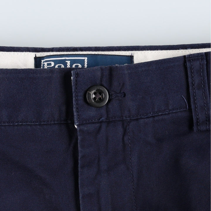 Ralph Lauren POLO by Ralph Lauren PROPECT PANT Chino Pants, Men's W37 (approx.) cotton navy blue type Vintage Second Hand