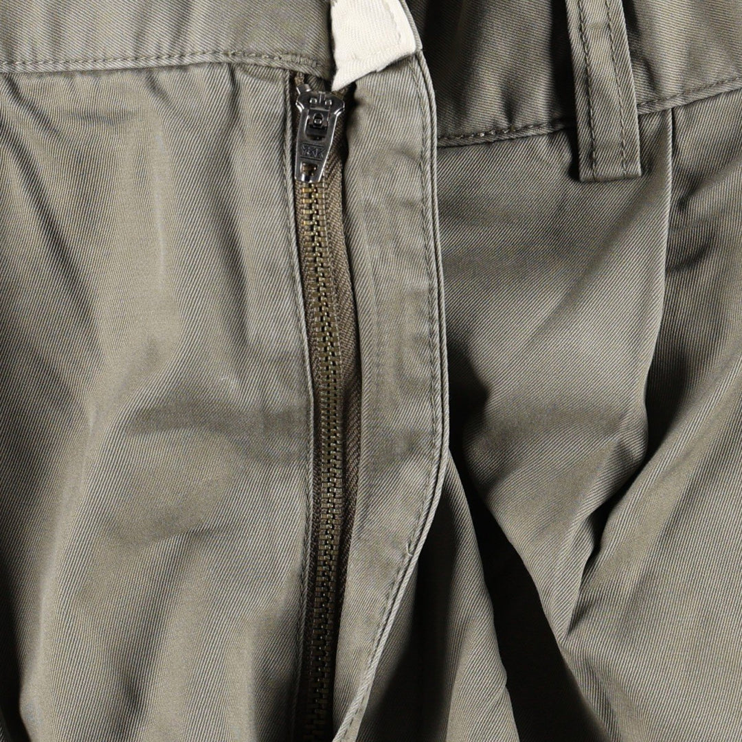 Ralph Lauren POLO by Ralph Lauren HAMMOND PANT, two-pleat chino pants, men's, w34 equivalent cotton Khaki type Vintage Second Hand