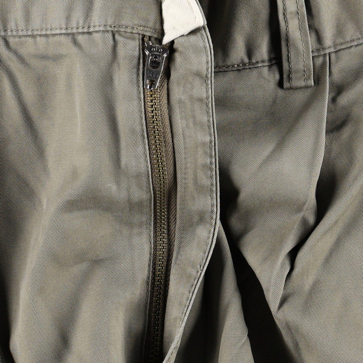 Ralph Lauren POLO by Ralph Lauren HAMMOND PANT, two-pleat chino pants, men's, w34 equivalent cotton Khaki type Vintage Second Hand