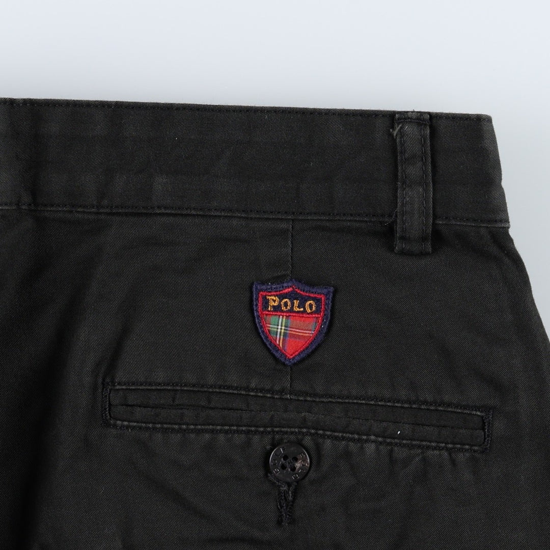 Ralph Lauren POLO GOLF Polo Golf Two-pleat Chino Pants for Men, Size W32 cotton black type Vintage Second Hand