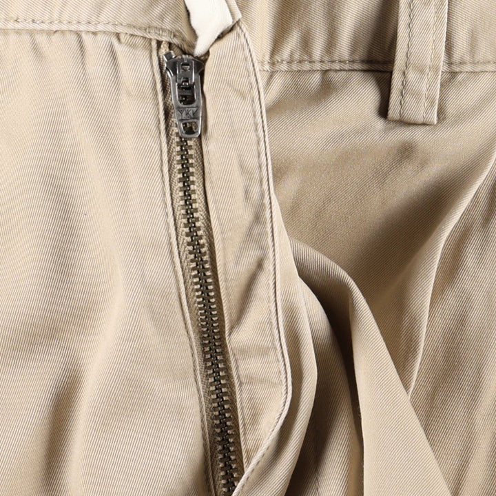 Ralph Lauren POLO by Ralph Lauren HAMMOND PANT, two-pleat chino pants, men's, w34 equivalent cotton Beige type Vintage Second Hand