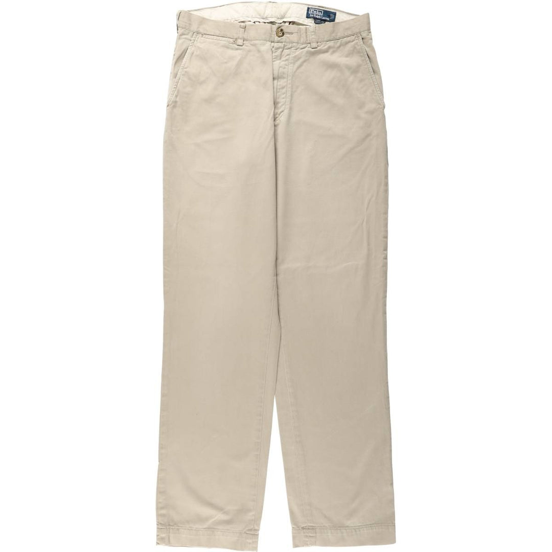 Ralph Lauren POLO by Ralph Lauren PROSPECT PANT Chino pants for men, equivalent to w34 cotton Beige type Vintage Second Hand
