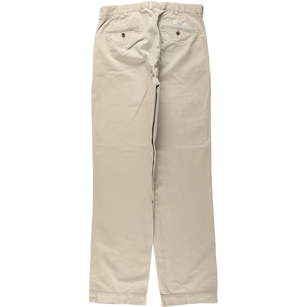 Ralph Lauren POLO by Ralph Lauren PROSPECT PANT Chino pants for men, equivalent to w34 cotton Beige type Vintage Second Hand