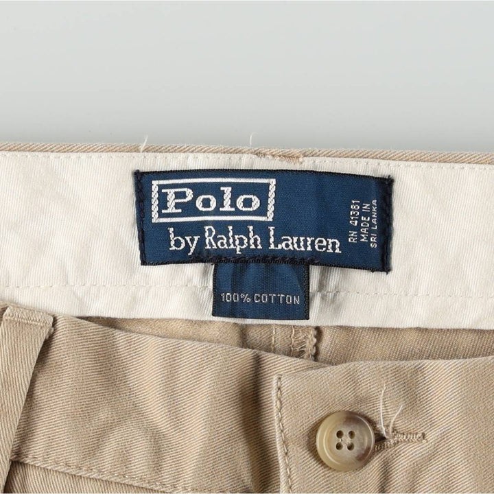 Ralph Lauren POLO by Ralph Lauren Chino Pants Men's W35 equivalent cotton Beige type Vintage Second Hand