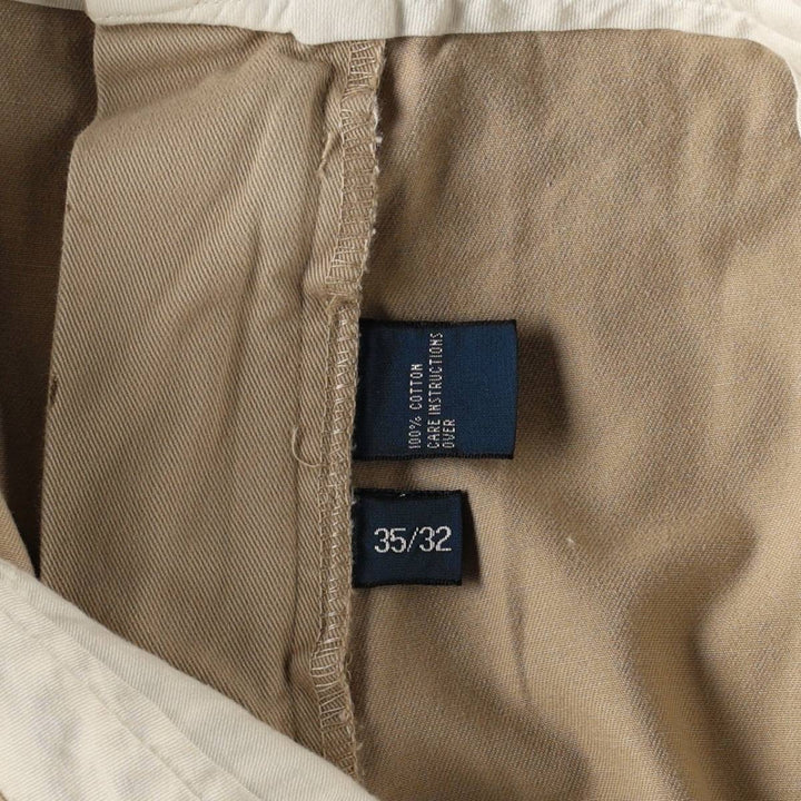 Ralph Lauren POLO by Ralph Lauren Chino Pants Men's W35 equivalent cotton Beige type Vintage Second Hand