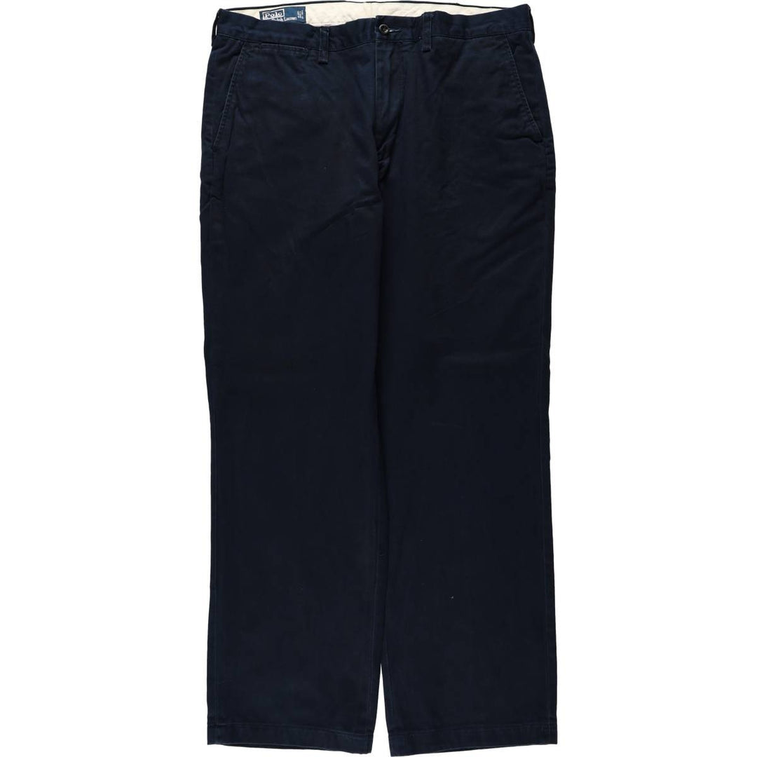 Ralph Lauren POLO by Ralph Lauren PRESTON PANT Chino pants for men, equivalent to w37 cotton navy blue type Vintage Second Hand