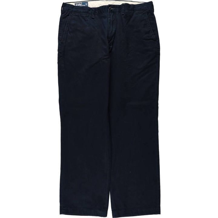 Ralph Lauren POLO by Ralph Lauren PRESTON PANT Chino pants for men, equivalent to w37 cotton navy blue type Vintage Second Hand