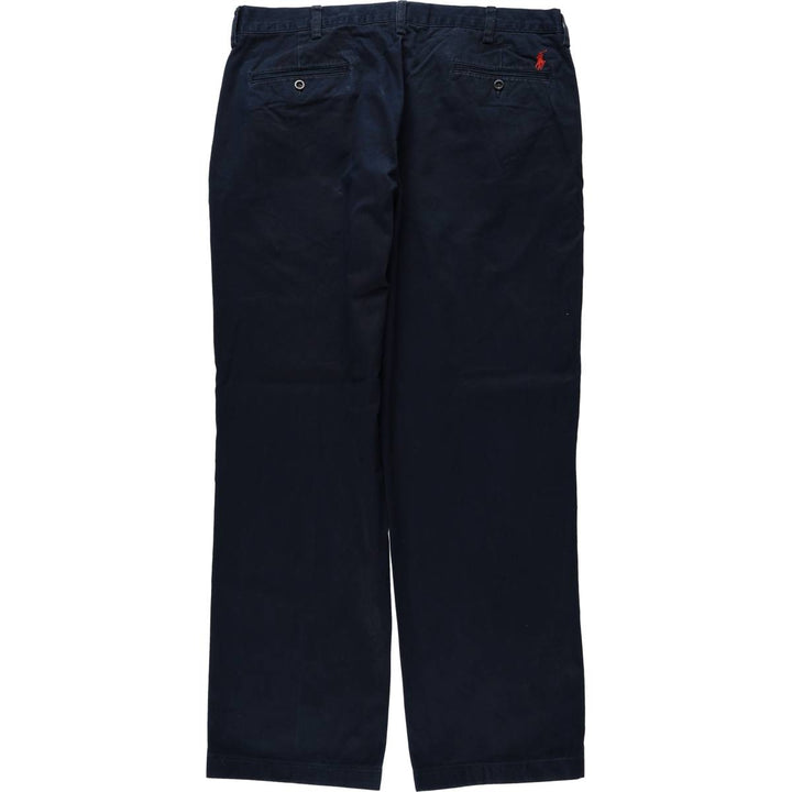 Ralph Lauren POLO by Ralph Lauren PRESTON PANT Chino pants for men, equivalent to w37 cotton navy blue type Vintage Second Hand