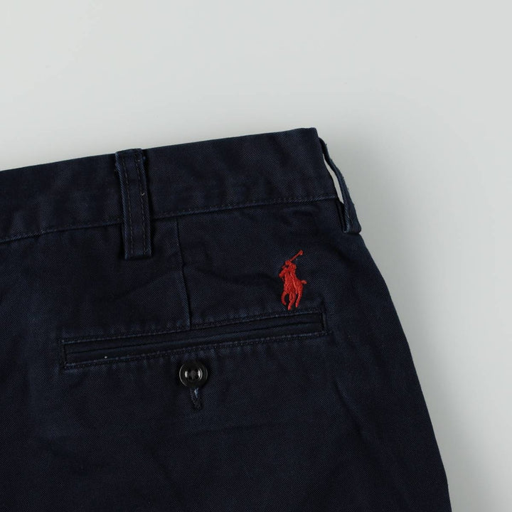 Ralph Lauren POLO by Ralph Lauren PRESTON PANT Chino pants for men, equivalent to w37 cotton navy blue type Vintage Second Hand