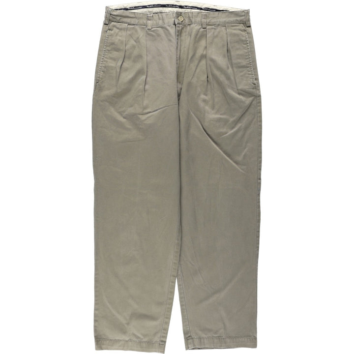 Ralph Lauren Polo Ralph Lauren Andrew Pant Two-pleat Chino Pants Men's W36 cotton Beige type Vintage Second Hand