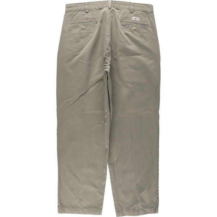 Ralph Lauren Polo Ralph Lauren Andrew Pant Two-pleat Chino Pants Men's W36 cotton Beige type Vintage Second Hand