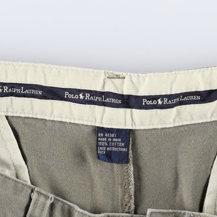 Ralph Lauren Polo Ralph Lauren Andrew Pant Two-pleat Chino Pants Men's W36 cotton Beige type Vintage Second Hand