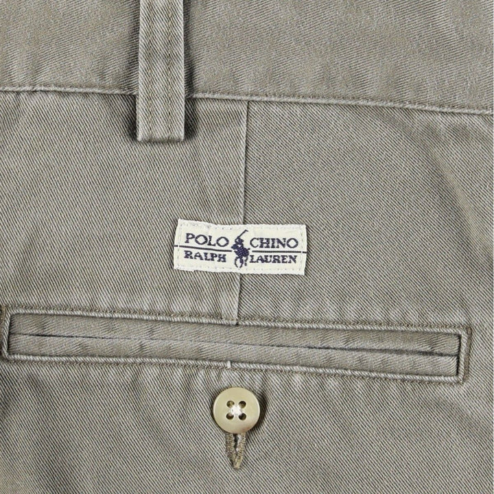 Ralph Lauren Polo Ralph Lauren Andrew Pant Two-pleat Chino Pants Men's W36 cotton Beige type Vintage Second Hand