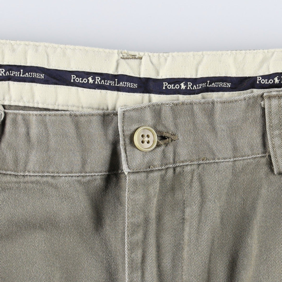 Ralph Lauren Polo Ralph Lauren Andrew Pant Two-pleat Chino Pants Men's W36 cotton Beige type Vintage Second Hand