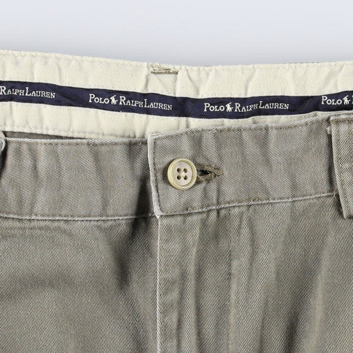 Ralph Lauren Polo Ralph Lauren Andrew Pant Two-pleat Chino Pants Men's W36 cotton Beige type Vintage Second Hand