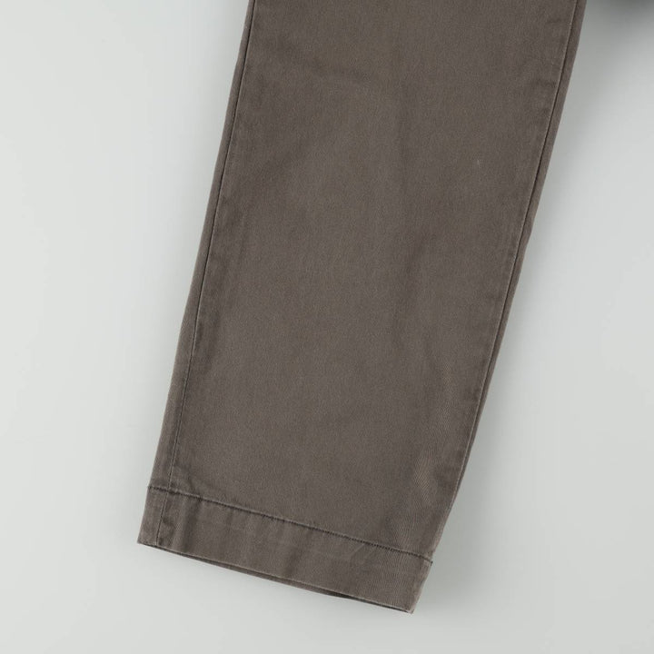 Ralph Lauren POLO RALPH LAUREN STRETCH STRAIGHT FIT CHINO PANTS, MEN'S, W36 (approx.) cotton gray type Vintage Second Hand