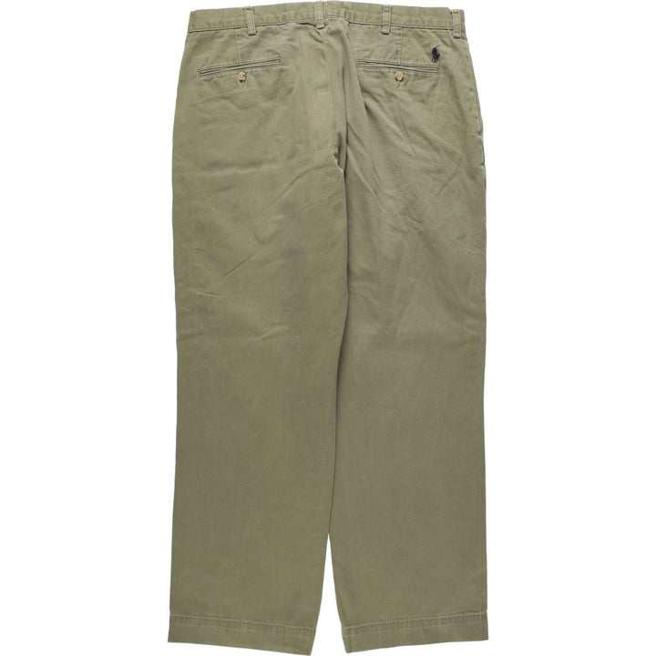 Ralph Lauren POLO by Ralph Lauren PRESTON PANT Chino pants for men, equivalent to w36 cotton Khaki type Vintage Second Hand