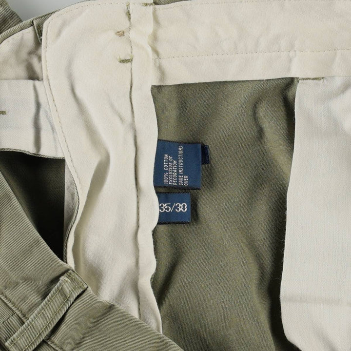 Ralph Lauren POLO by Ralph Lauren PRESTON PANT Chino pants for men, equivalent to w36 cotton Khaki type Vintage Second Hand