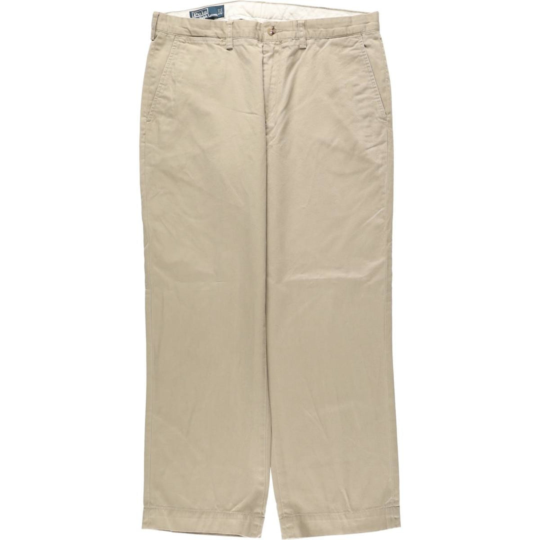 Ralph Lauren POLO by Ralph Lauren PRESTON PANT Chino pants for men, equivalent to w35 cotton Beige type Vintage Second Hand