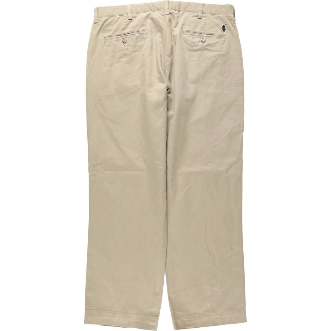 Ralph Lauren POLO by Ralph Lauren PRESTON PANT Chino pants for men, equivalent to w35 cotton Beige type Vintage Second Hand