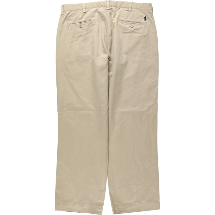Ralph Lauren POLO by Ralph Lauren PRESTON PANT Chino pants for men, equivalent to w35 cotton Beige type Vintage Second Hand