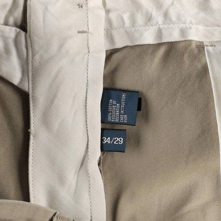 Ralph Lauren POLO by Ralph Lauren PRESTON PANT Chino pants for men, equivalent to w35 cotton Beige type Vintage Second Hand
