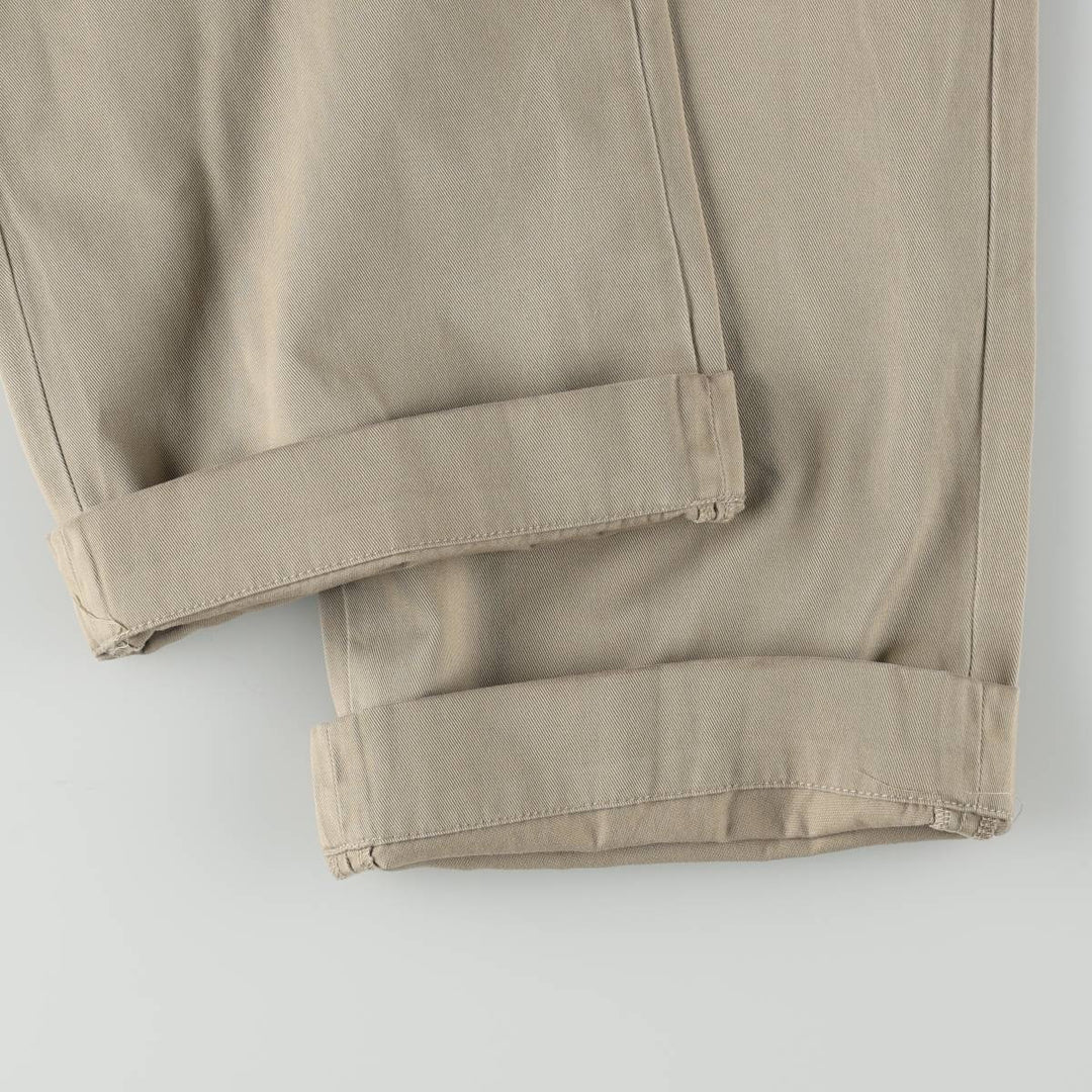 Ralph Lauren POLO by Ralph Lauren PRESTON PANT Chino pants for men, equivalent to w35 cotton Beige type Vintage Second Hand
