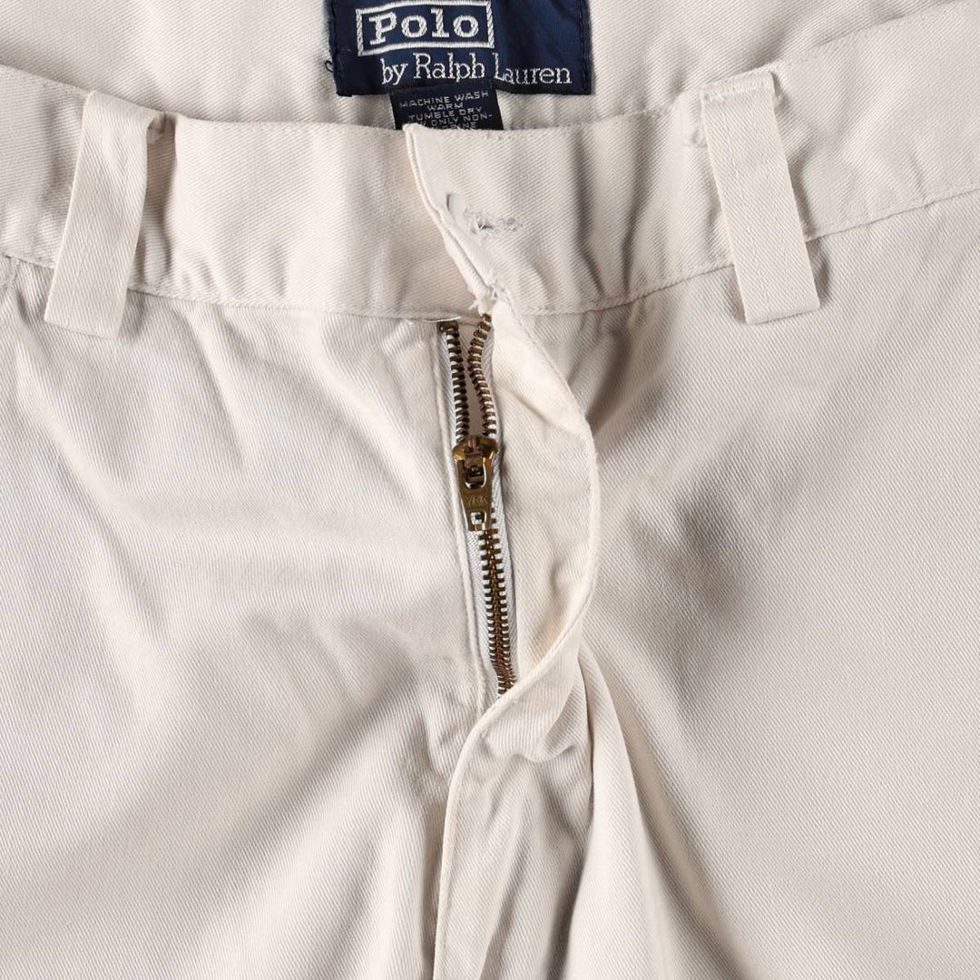 Ralph Lauren POLO by Ralph Lauren Chino Pants Men's W32 equivalent cotton white type Vintage Second Hand