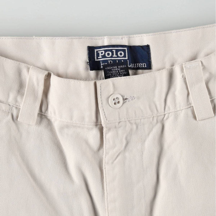 Ralph Lauren POLO by Ralph Lauren Chino Pants Men's W32 equivalent cotton white type Vintage Second Hand