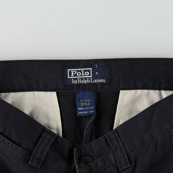 Ralph Lauren POLO by Ralph Lauren Men's Chino Pants, Size W31 cotton navy blue type Vintage Second Hand