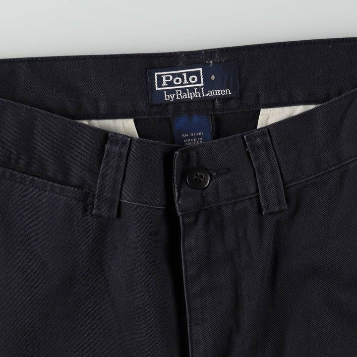 Ralph Lauren POLO by Ralph Lauren Men's Chino Pants, Size W31 cotton navy blue type Vintage Second Hand
