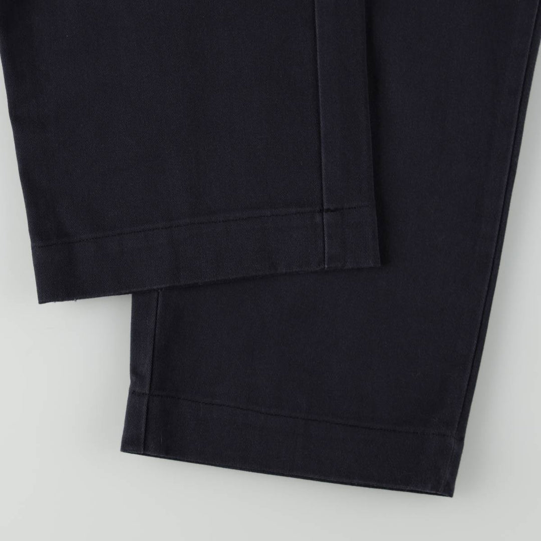 Ralph Lauren POLO by Ralph Lauren Men's Chino Pants, Size W31 cotton navy blue type Vintage Second Hand