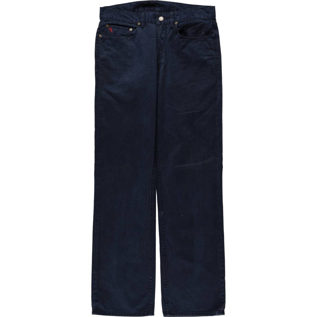 Ralph Lauren POLO RALPH LAUREN Men's Chino Pants, Size W33 cotton navy blue type Vintage Second Hand