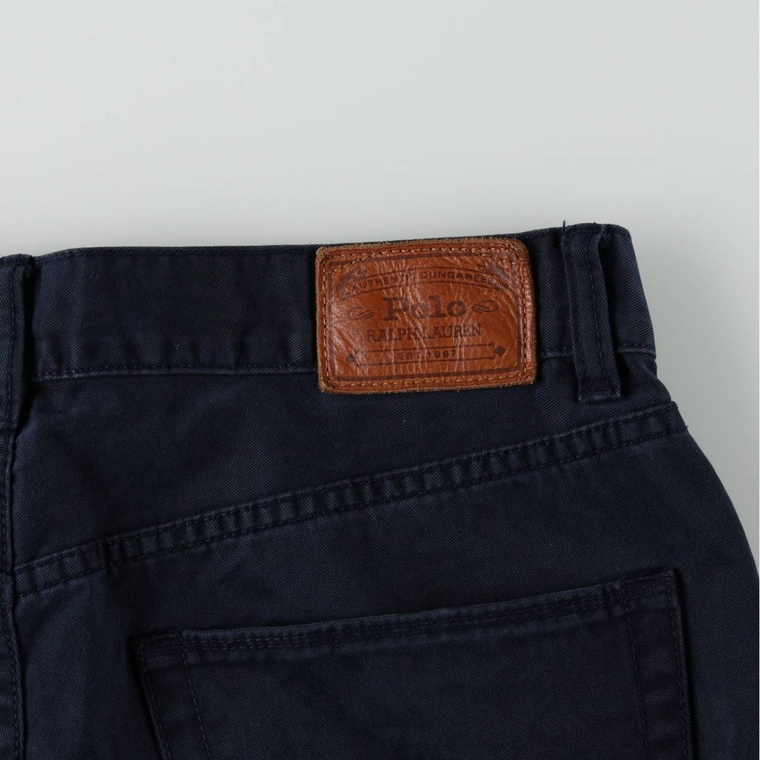 Ralph Lauren POLO RALPH LAUREN Men's Chino Pants, Size W33 cotton navy blue type Vintage Second Hand