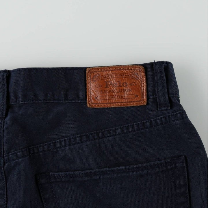 Ralph Lauren POLO RALPH LAUREN Men's Chino Pants, Size W33 cotton navy blue type Vintage Second Hand