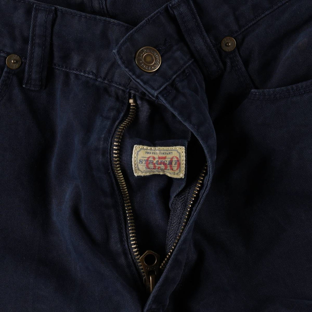 Ralph Lauren POLO RALPH LAUREN Men's Chino Pants, Size W33 cotton navy blue type Vintage Second Hand