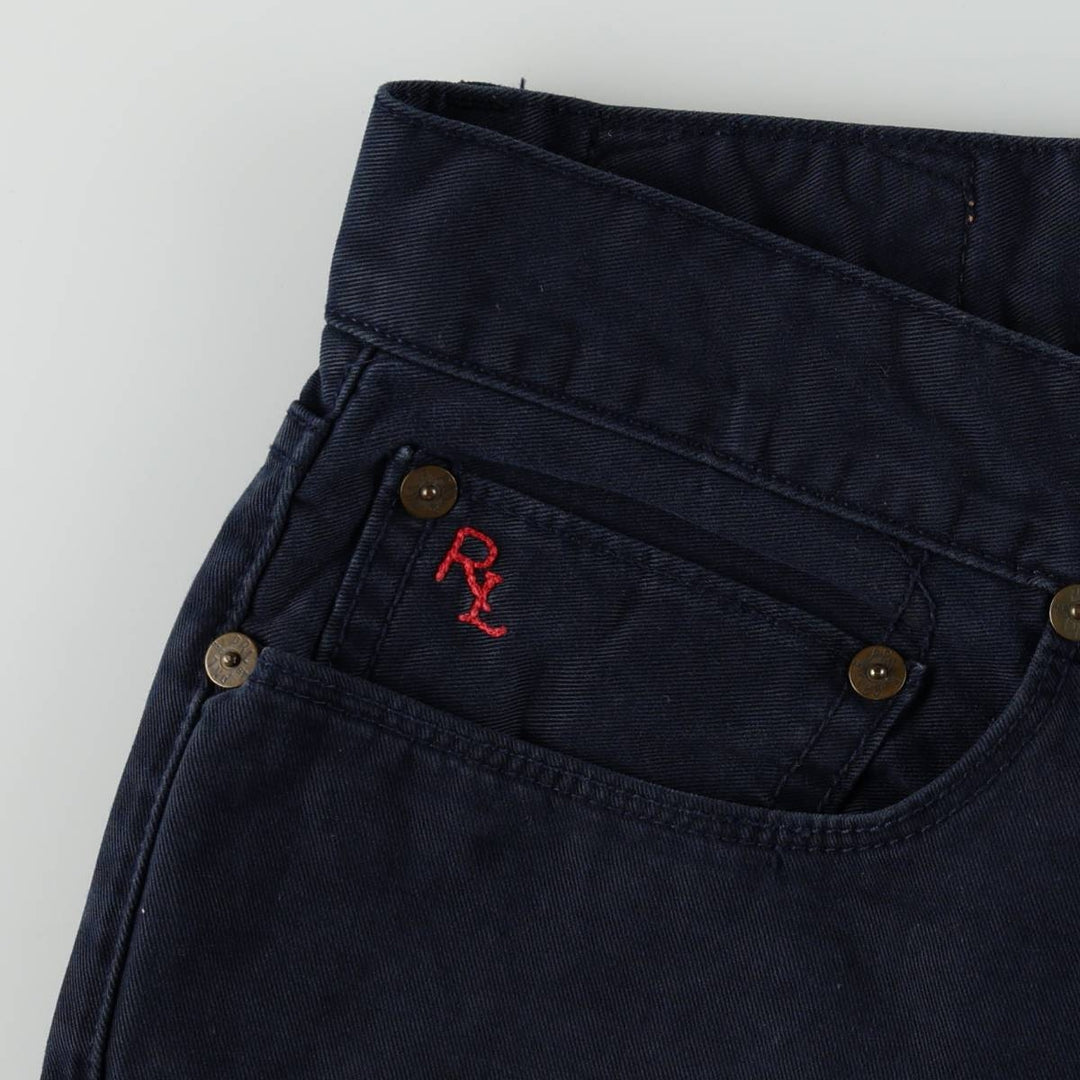 Ralph Lauren POLO RALPH LAUREN Men's Chino Pants, Size W33 cotton navy blue type Vintage Second Hand