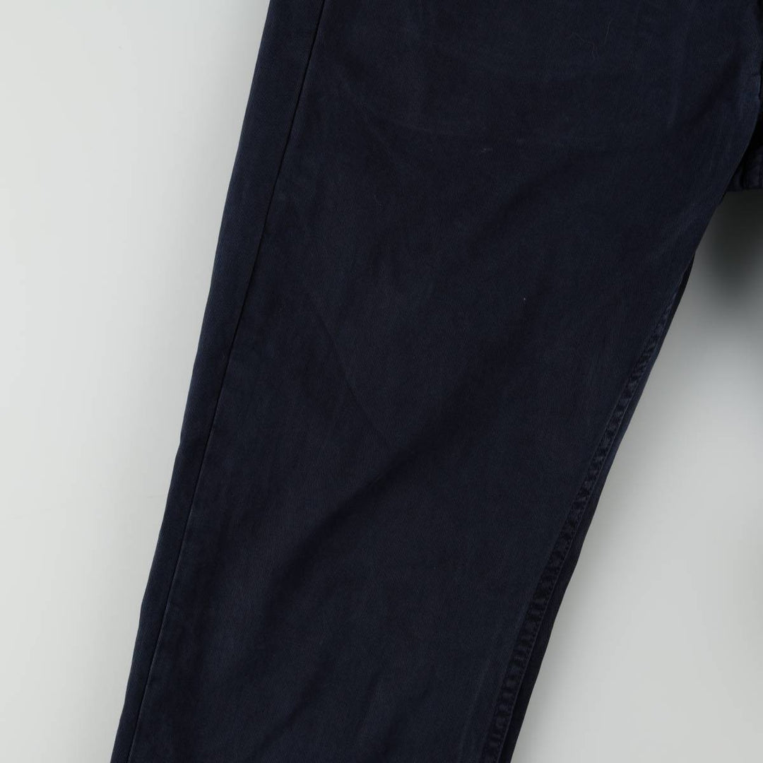 Ralph Lauren POLO RALPH LAUREN Men's Chino Pants, Size W33 cotton navy blue type Vintage Second Hand