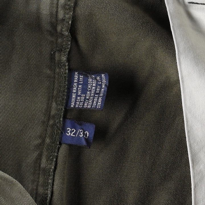 Ralph Lauren POLO by Ralph Lauren ANDREW PANT Chino Pants, Men's W32 equivalent, Two-pleat. cotton Khaki type Vintage Second Hand