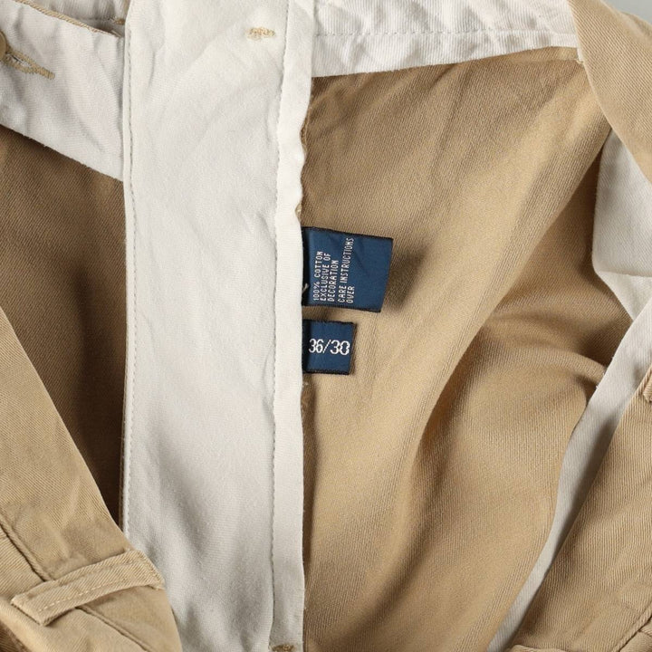 Ralph Lauren POLO by Ralph Lauren PROSPECT PANT Men's W37 (approx.) cotton Beige type Vintage Second Hand