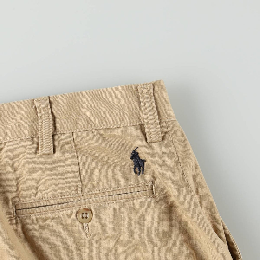 Ralph Lauren POLO by Ralph Lauren PROSPECT PANT Men's W37 (approx.) cotton Beige type Vintage Second Hand