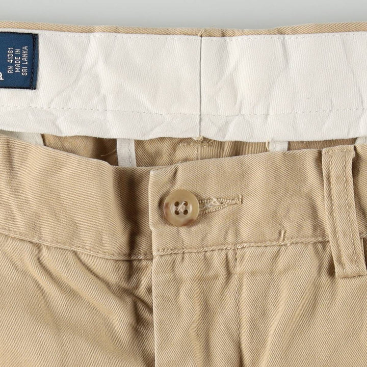 Ralph Lauren POLO by Ralph Lauren PROSPECT PANT Men's W37 (approx.) cotton Beige type Vintage Second Hand