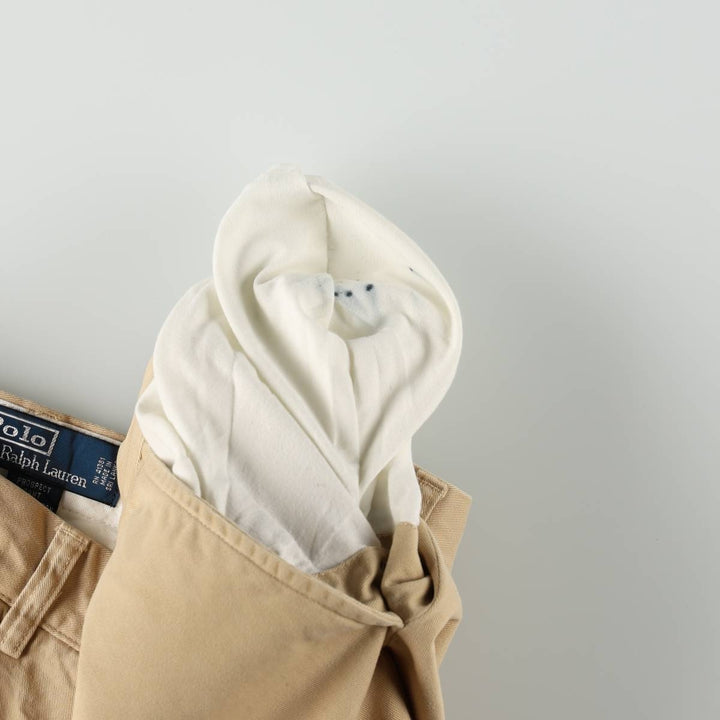Ralph Lauren POLO by Ralph Lauren PROSPECT PANT Men's W37 (approx.) cotton Beige type Vintage Second Hand