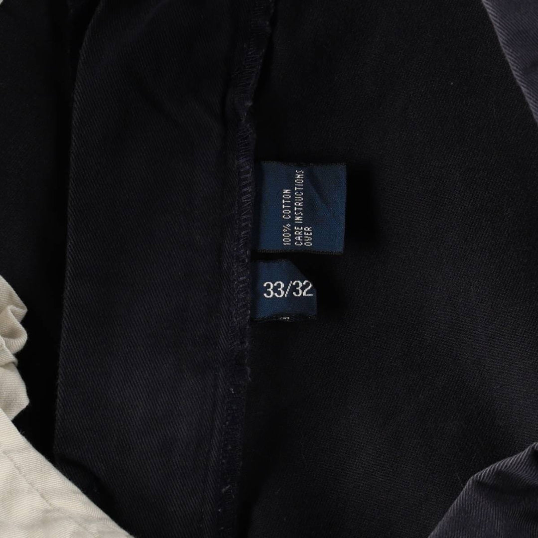 Ralph Lauren POLO by Ralph Lauren Men's Size W34 (approx.) cotton navy blue type Vintage Second Hand