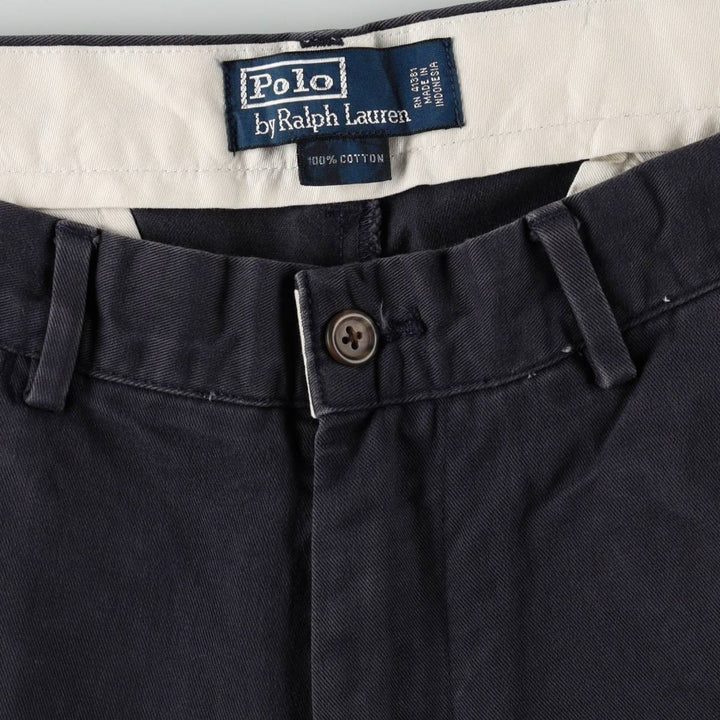 Ralph Lauren POLO by Ralph Lauren Men's Size W34 (approx.) cotton navy blue type Vintage Second Hand